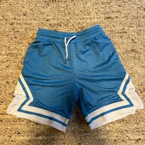 Jordan Kids Blue and White Basketball Shorts